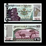 Banknot Kolekcjonerski 10 Trylionów Dolarów Zimbabwe UNC UV Smart blikshop