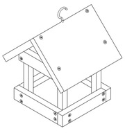 PROJEKT CYFROWY PDF karmnik dla ptaków DIY do samodzielnego wykonania