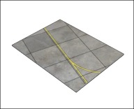 Podstawka "Płyta lotniska 30" skala 1:72 roz.A4 druk PCV 3mm