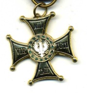Order Virtuti Military. Krzyż srebrny. Wykonanie grawerskie. Kopia