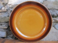 Duży Miodowy Talerz/Patera na Ciasto_Porcelit TUŁOWICE PRL