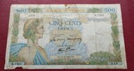 500 FRANKÓW FRANCJA 1942 st.4
