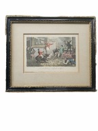 Rycina z 1837 r. Henry Alcen "A new hunter – Tally ho! Tally ho! oryginalna