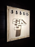 Wieszak uchwyt na klucze z grawerowanym logiem Górnik Łęczna