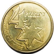 4 Pizreny to dukat lokalny z 2007 r Gminę i Miasto Pyzdry z okazji 750