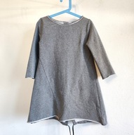 Sukienka dresowa Mała Mi 122/128 lub 134/140 basic (493)