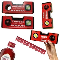 POZIOMICA DLA MAJSTRA ŚMIESZNY PREZENT DLA CHŁOPAKA NIEGO MĘŻA WALENTYNKI