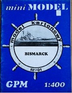 GPM Mini Model BISMARCK 1:400