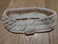 Opaska wełniana na uszy / głowę - rękodzieło