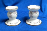 ŚWIECZNIK PORCELANOWY para świeczniki 2 szt KAISER