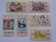 Bułgaria - rysunki dzieci - Mi. 3143-48 kasowane