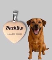 Identyfikator adresówka Grawer Serce lokalizator imiennik