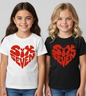 Koszulka dziecięca Serce walentynki 67 Six Seven wiek 3-4 98-104