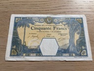 Francuska Afryka Zachodnia - 50 franków - 1926 - Dakar