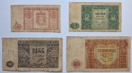 Zestaw Banknotów Polska Ludowa 1 2 5 10 zł 1946 rok