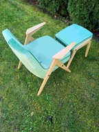 Fotel Zajączek z podnóżkiem