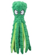 Zabawka dla psa, Ośmiornica szeleszcząca, piszcząca 32 cm zielona