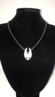 Handmade naszyjnik żywiczny z maską Hornet z Hollow Knight: Silksong