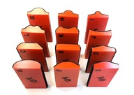 Klocki szlifierskie na rzep , kształtki długie 15cm - komplet 12szt.