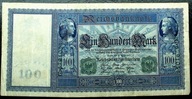 BANKNOT DO KOLEKCJI NIEMCY 100 MAREK 1910