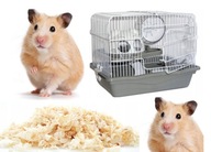 Piękna KLATKA dla chomika + Gratis akcesoria