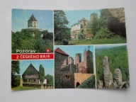Zamki z regionu Czeskiego Raju w Czechach - pocztówka