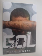 Zdjęcie 10x15 autograf Lechia Gdańsk sezon 2024/25 Gol Camilo Mena