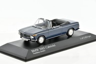 BMW 2002 Cabriolet blue metallic 1971 1/43 MINICHAMPS 400021130