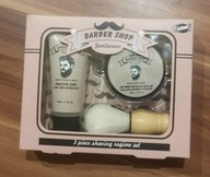 BARBER SHOP Zestaw do golenia żel balsam pędzel
