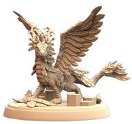 Oniric Wyvern Dragon Mały Smok Wiverna A RPG Druk 3D