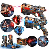 PISTOLET LASEROWY TAG ZESTAW 2 SZT AKUMULATOR PAINTBALL IDEALNY PREZENT