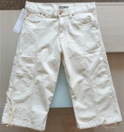 Spodnie rybaczki kremowe Veyron-X 40