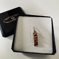 Numer 14 - biżuteria wisiorek Świat Bursztynu 3 kamienie srebro