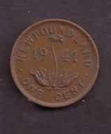 Kanada - Nowa Funlandia - 1 Cent 1941 rok