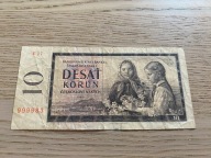 Czechosłowacja - 10 koron - 1960 - wysoki numer 999983