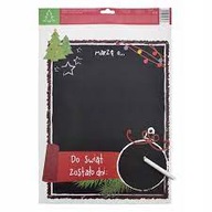Samoprzylepna folia tablicowa kreda święta prezent
