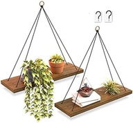 Drewniane Wiszące Półki | Rustykalne | Dekoracja Wnętrz | ZESTAW