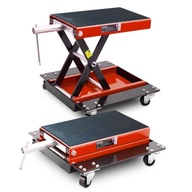 Mobilny podnośnik motocyklowy nożycowy do 500kg czarny