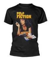 Pulp Fiction Tarantino t-shirt unisex czarna bawełna (dł-69 cm, szer-52 cm)