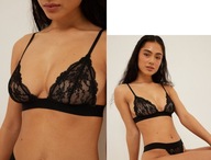 Śliczna markowa bielizna NA-KD Elastic Lace Triangle Top XS