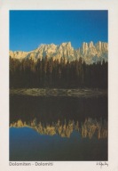 WŁOCHY - LAGO DI CAREZZA - GRUPPO DEL - LATEMAR - DOLOMITY - DOLOMITI- GÓRY
