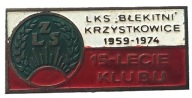 Błękitni Krzystkowice 15 lat