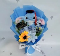 KWIATY STITCH 35CM MASKOTKA DLA DZIECKA PREZENT PLUSZAK