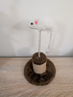 Interaktywna zabawka dla kota, myszka na sprężynie