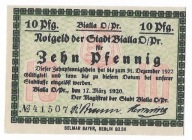 Biała Piska - 10Pf - 17.03.1920