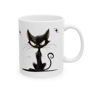 ŚMIESZNY KUBEK NIE INTRESUJ SIĘ BO KOCIEJ MORDY DOSTANIESZ..