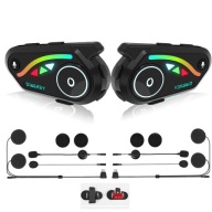 DA106 INTERCOM SWAREY V8 Domofon Motocyklowy Bluetooth 1000m 2szt