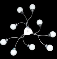 Lampa sufitowa szklana