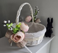 Koszyk wielkanocny ozdobny, dekorowany stroik wielkanocny koszyk ozdobny...