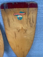 Drewniane wiosło kajakowe, lekkie, solidne niedokończone rzemiosło do kajak